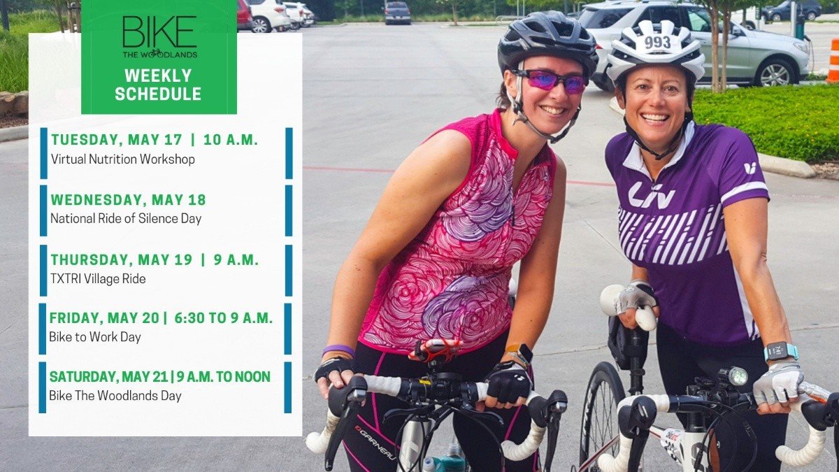 Bike The Woodlands Weekly Schedule